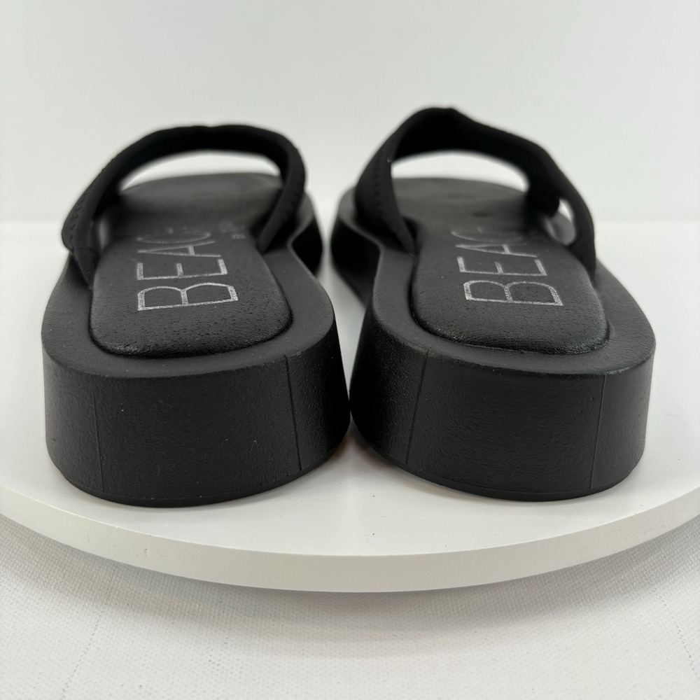 Beach by Matisse Solar Platform Slide Women's Size 8M Black Casual Sandals - Picture 5 of 8